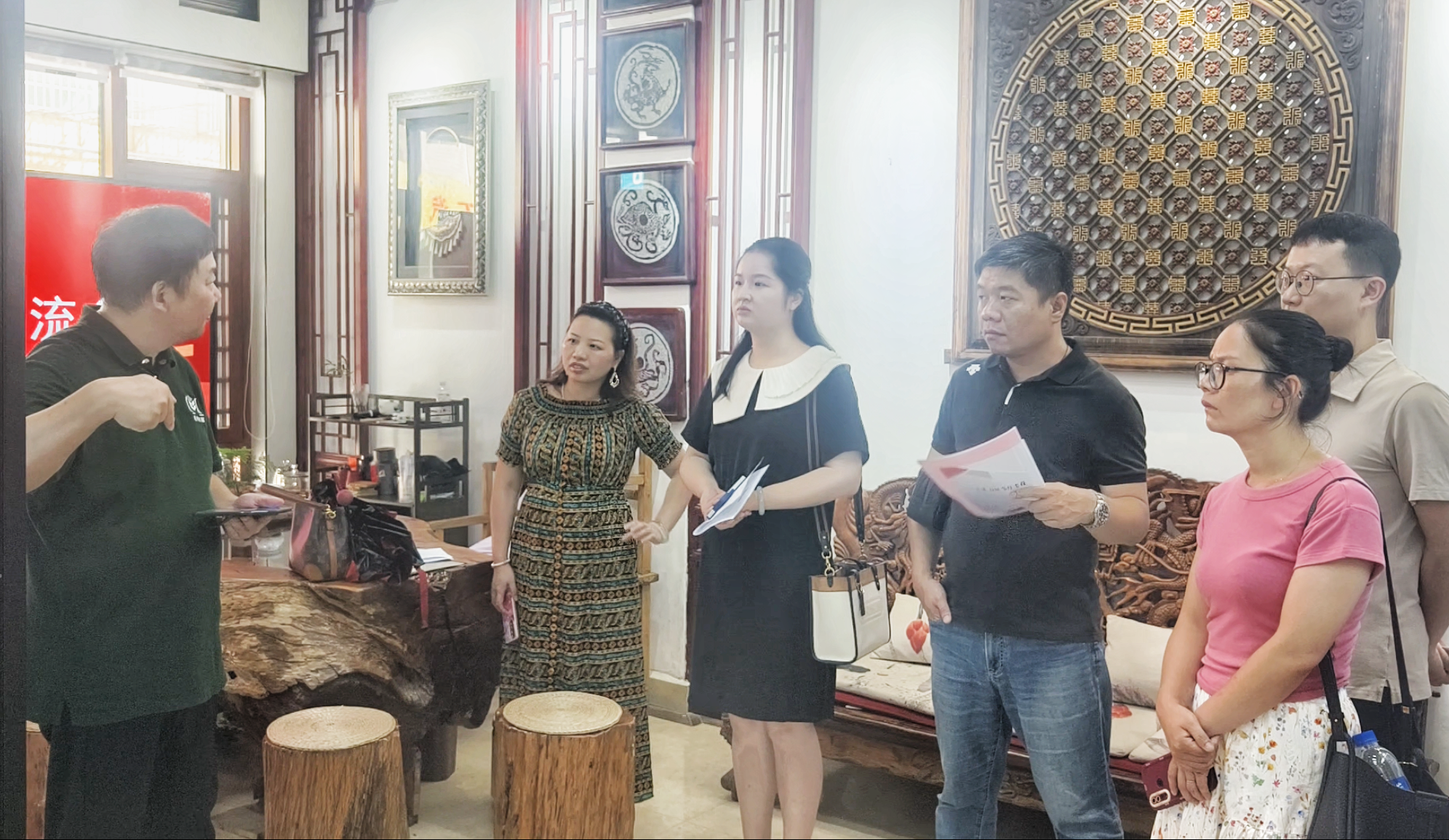 校企合作交流会现场